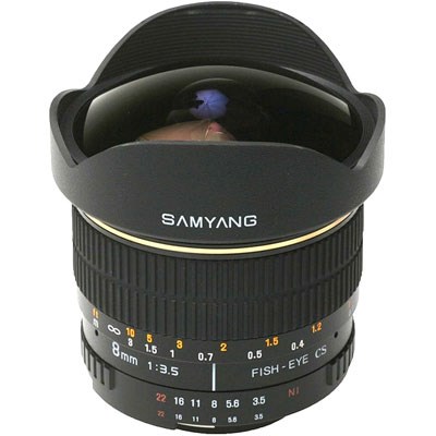 Samyang 8mm f3.5 Aspherical IF MC Fisheye CS Lens - Samsung NX Fit