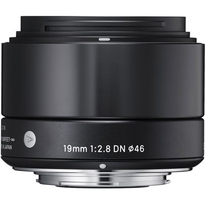Sigma 19mm f2.8 DN Lens - Sony Fit - Black