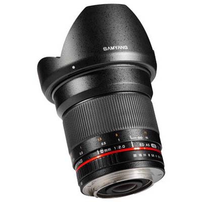Samyang 16mm f2 ED AS UMC CS Lens – Pentax Fit