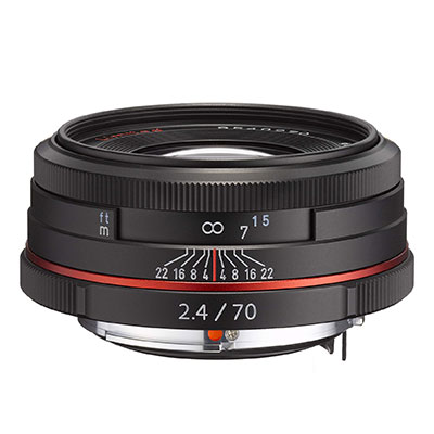 Pentax 70mm f2.4 DA Limited Lens – Black