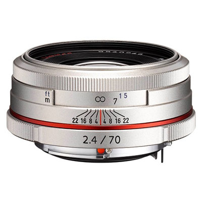 Pentax 70mm f2.4 DA Limited Lens – Silver