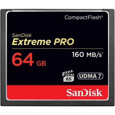 Used SanDisk Extreme Pro 64GB 160MB/s Compact Flash