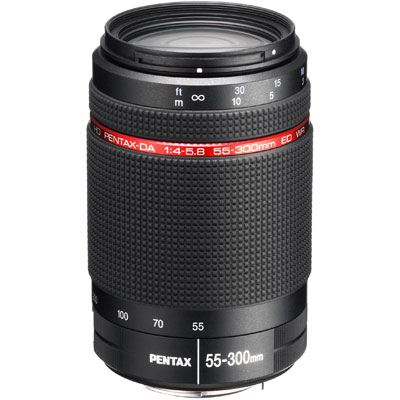Pentax 55-300mm f4-5.8 ED WR DA Lens – Black