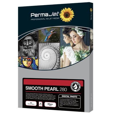 Permajet Smooth Pearl 7x5 280gsm Photo Paper - 100 Sheets