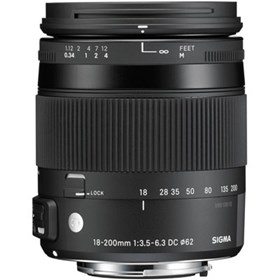 Sigma 18-200mm f3.5-6.3 DC C Macro OS HSM Lens - Canon Fit