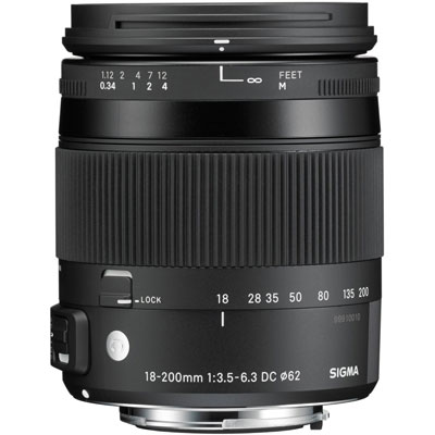 Sigma 18-200mm f3.5-6.3 DC Macro C OS HSM Lens – Nikon Fit