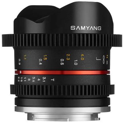 Samyang 8mm T3.1 Video UMC Fish-Eye II Lens – Fujifilm X Fit