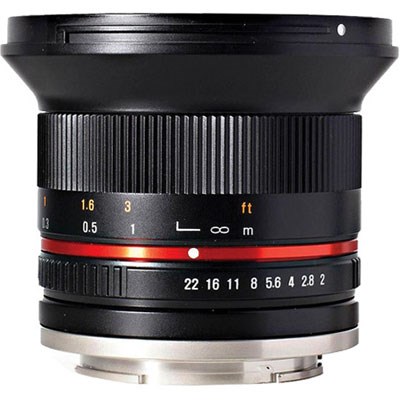 Samyang 12mm f2.0 NCS CS Lens - Sony E Fit - Black