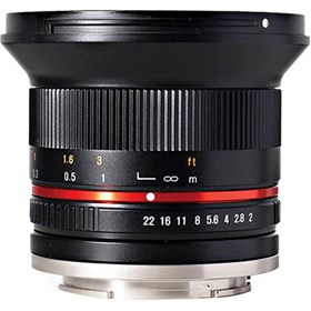 Samyang 12mm f2.0 NCS CS Lens - Fujifilm X Fit - Black