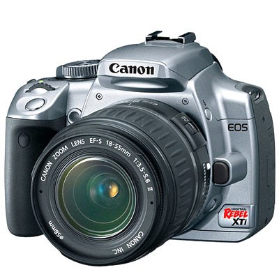 Canon 400D digital SLR body only - Silver