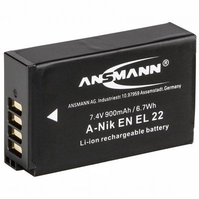 Ansmann Nikon EN EL 22 Battery (Nikon EN-EL22)