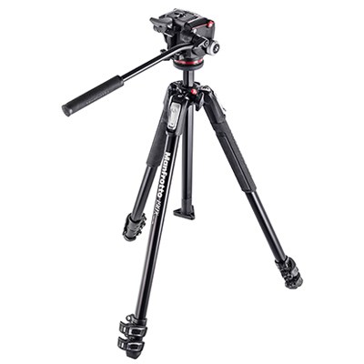 Manfrotto MK190X3 Tripod and MHXPRO Fluid Head