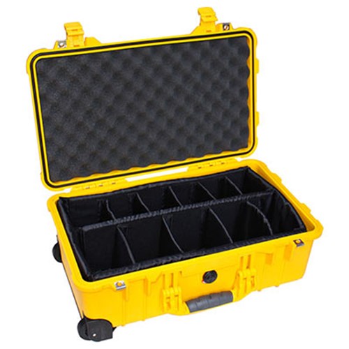 Peli™ 1510 Carry On Case with Dividers - Yellow