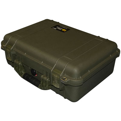 Peli 1500 Case with Foam – OD Green