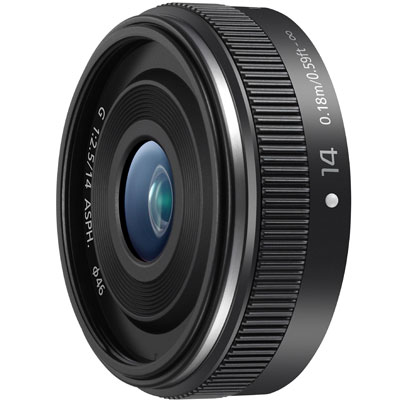Panasonic 14mm F2.5 LUMIX G II ASPH Lens – Black