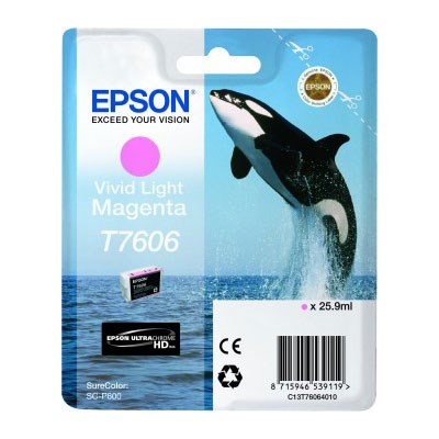Epson T7606 Vivid Light Magenta Ink Cartridge