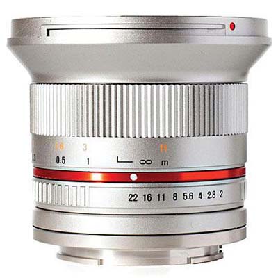 Samyang 12mm f2.0 NCS CS Lens Silver – Canon M Fit