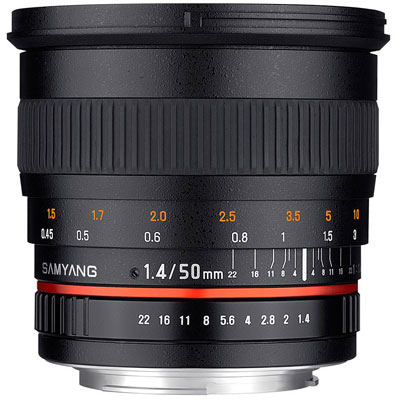 Samyang 50mm f1.4 AS UMC Lens – Pentax Fit