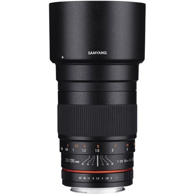 Samyang 135mm f2 ED UMC Lens for Canon EF