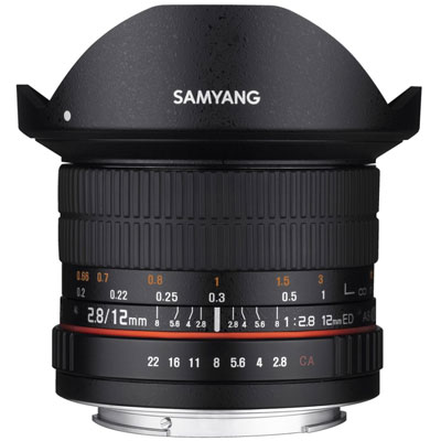Samyang 12mm f2.8 ED AS NCS Fisheye Lens – Micro Four Thirds Fit