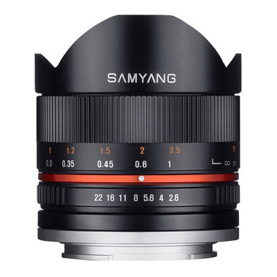Samyang 8mm f2.8 UMC Fisheye II Lens – Sony E Fit