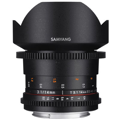 Samyang 14mm T3.1 ED AS IF UMC II Video Lens – Sony FE Mount