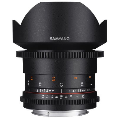 Samyang 14mm T3.1 ED AS IF UMC II Video Lens - Sony FE Mount