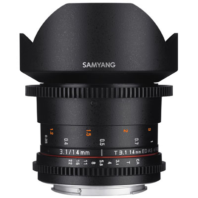 Samyang 14mm T3.1 ED AS IF UMC II Video Lens – Micro Four Thirds