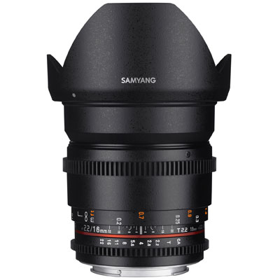 Samyang 16mm T2.2 ED AS UMC CS II VDSLR Lens – Nikon Fit