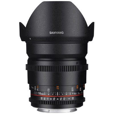 Samyang 16mm T2.2 ED AS UMC CS II VDSLR Lens – Canon Fit