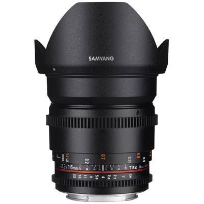 Samyang 16mm T2.2 ED AS UMC CS II VDSLR Lens - Canon Fit