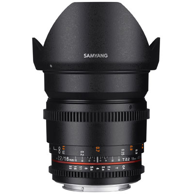 Samyang 16mm T2.2 ED AS UMC CS II Video Lens – Sony E Mount