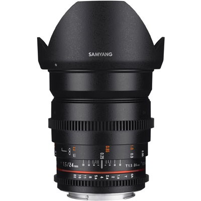 Samyang 24mm T1.5 ED AS IF UMC II VDSLR Lens for Canon EF