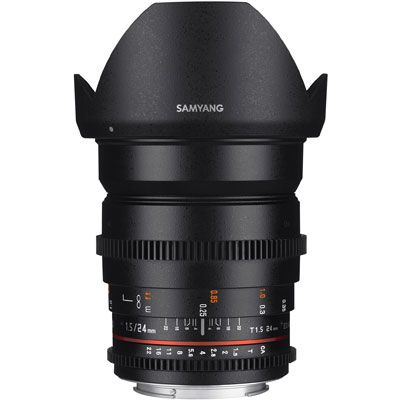 Samyang 24mm T1.5 ED AS IF UMC II Video Lens – Micro Four Thirds Fit
