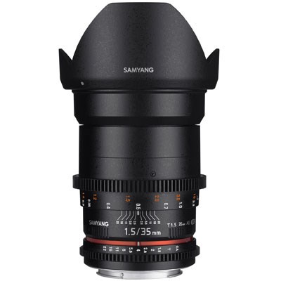 Samyang 35mm T1.5 AS UMC II VDSLR Lens - Nikon Fit