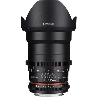 Samyang 35mm T1.5 AS UMC II VDSLR Lens - Canon Fit