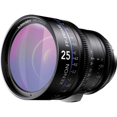 Schneider 25mm T2.1 Xenon Lens - Nikon Fit Feet Scale