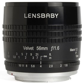 Lensbaby Velvet 56mm f1.6 Lens for Canon EF