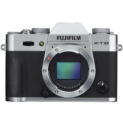 Fuji X-T10 Digital Camera Body - Silver