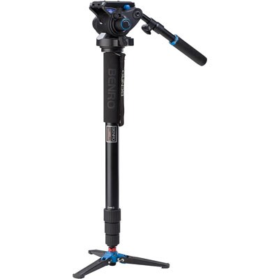 Benro A48TD Video Monopod Kit with S6 Head