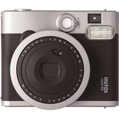Fujifilm Instax Mini 90 Instant Film Camera with 10 Shots - Black