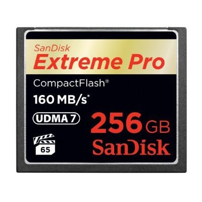 SanDisk Extreme Pro 256GB 160MB/s Compact Flash