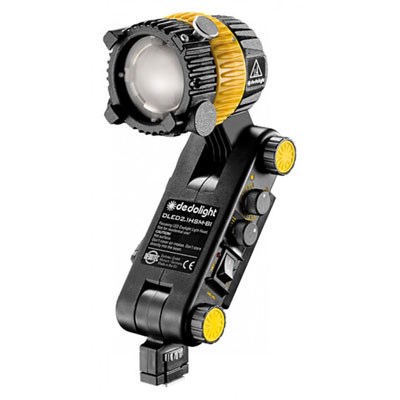 Dedo DLED2.1 20w Bi Colour Focusing LED Light Head with Integrated Ballast and Hot Shoe Mount