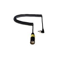 Dedo Ledzilla Coiled XLR Cable - 1.3m with 4pin XLR Connector