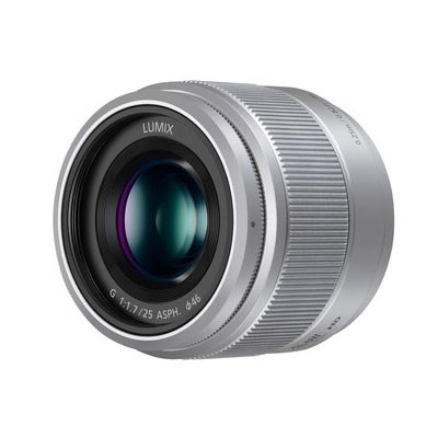 Panasonic 25mm f1.7 LUMIX G ASPH Silver Lens - Micro Four Thirds Fit