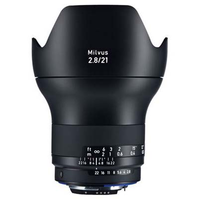 Zeiss 21mm f2.8 Milvus ZE Lens – Canon Fit