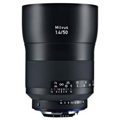 Zeiss 50mm f1.4 Milvus ZE Lens – Canon Fit