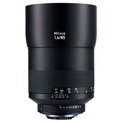 Zeiss 85mm f1.4 Milvus ZF.2 Lens - Nikon F Mount
