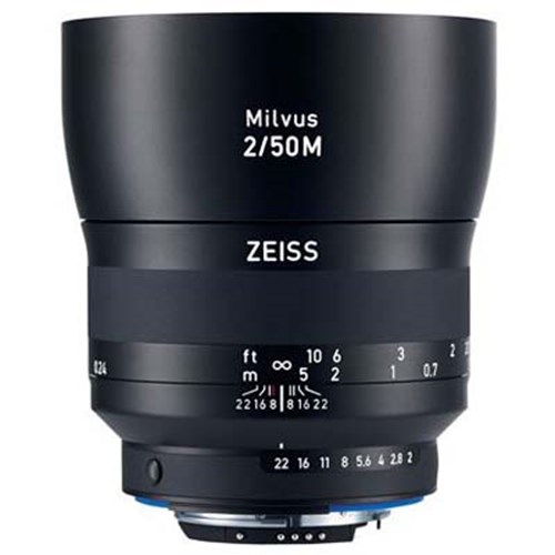Zeiss 50mm f2 Makro-Planar Milvus ZF.2 Lens - Nikon Fit