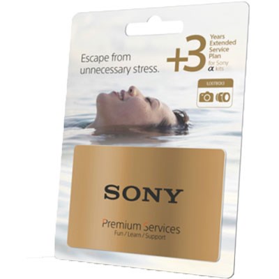 Sony 3 Year Extended Warranty - RX and Alpha Body